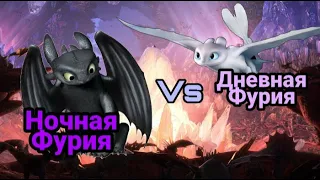 Турнир Драконов, бой номер 198, Ночная Фурия vs Дневная Фурия