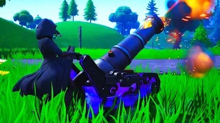 Скин ОСПА тестирует пушку в Фортнайт | FORTNITE SCOURGE SKIN TESTS CANNON