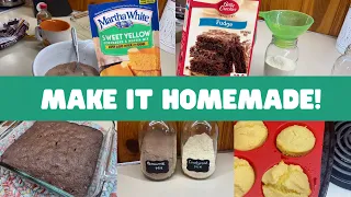 EASY PANTRY STAPLES YOU CAN MAKE HOMEMADE || HOMEMADE DRY MIXES TO KEEP STOCKED  || MAKE IT HOMEMADE