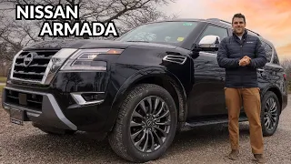 2024 Nissan Armada Platinum In Depth Walk Around and Detailed Review