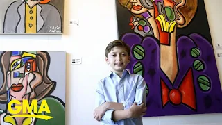 10-year-old artist taking over Miami Art Week l GMA