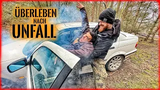 24h ÜBERLEBEN nach AUTOUNFALL mit Fritz Meinecke | Survival Mattin