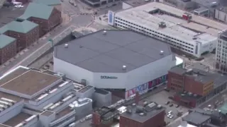 Mass. arena being transformed back into COVID-19 field hospital