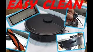 How to Clean a Roborock Robot Vacuum: Empty Dustbin, Clean Filter, Main Brush, Side Brush, Sensors