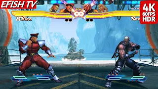 M. Bison & Cammy vs Raven & Lili (Hardest AI) - Street Fighter X Tekken | 4K 60FPS