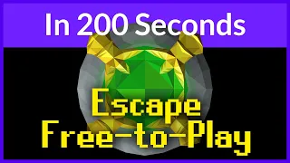 This is the Fastest Way to Escape Free to Play - Old School Runescape