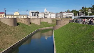 Сибирские просторы. Томск.  Новая набережная реки Ушайки.