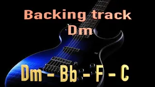 Pop Rock guitar  Backing track in D minor