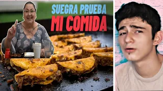 Mi suegra prueba mis tacos de birria | REACCION a La Capital | Kanzius