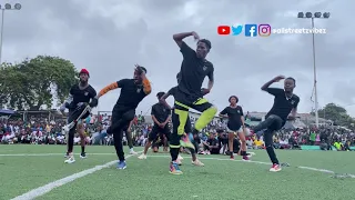 Crazy dance moves by Millitants Dance Crew @ Bukom Park 🔥 - AllStreetzVibez 🔥🚀🌍