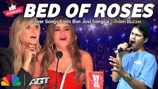 Singing Bed Of Roses With Super Beautiful Voice Made Jury Shocked and Get Golden Buzzer On AGT