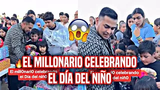 el MILLONARIO JOSÉ TORRES CELEBRANDO el DIA del NIÑO