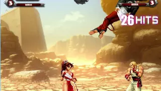 King of fighter ex 1.0:Mai combo