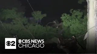 Strong winds rip through west suburbs as storm system passes through