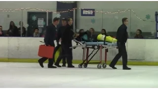 Injury at The Ice Rink! | January 2, 2016 | TheLazos