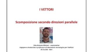 Scomposizione secondo direzioni parallele