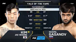 Kim Jae Woong vs. Shamil Gasanov | ONE Championship Full Fight