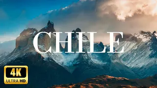 FLYING OVER CHILE (4K UHD) - Relaxing Music Along With Beautiful Nature Scenery - The Art of Nature