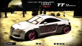 NFS:Most Wanted(2005)Black Edition Audi TT 3.2 Quattro Full Customization