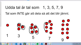 Jämna och udda tal