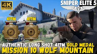 Sniper Elite 5 Mission 10 Wolf Mountain Authentic Long Shot Gold Medal