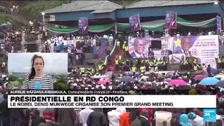 Présidentielle en RD Congo : la campagne est lancée, premier grand meeting de Denis Mukwege