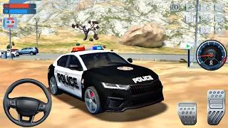 Police Sim 2022 🚚 💥 - Skoda Superb Police Car Drive - Gameplay #22 - Android IOS GamePlay