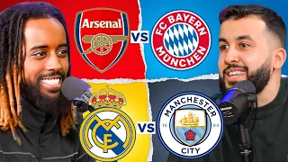 ARSENAL 2-2 BAYERN & REAL MADRID 3-3 MAN CITY | SDS LIVE WATCHALONG