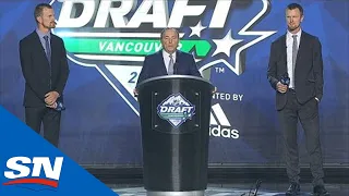 Gary Bettman Attempts To Stop Booing At NHL Draft By Bringing Out Henrik & Daniel Sedin