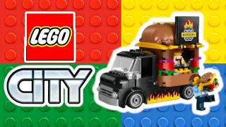 LEGO City Burger Van Food Truck Vehicle Set 60404 SPEED BUILD & Review Possibly THE BEST SET EVER!