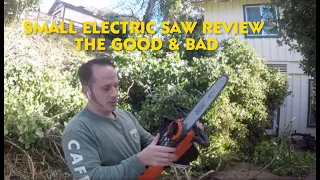 Black & Decker 20v 10" ChainSaw Review - Can A Small Saw Cut It?