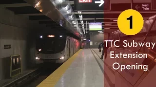 Toronto (TTC) Subway Extension Opens December 17, 2017