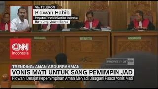 Pengamat Teroris: Derajat Aman Abdurrahman Naik Pasca Vonis Mati