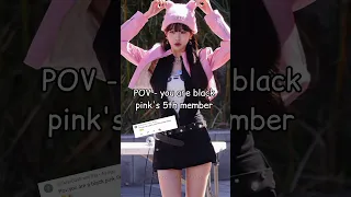 POV - you are black pink's 5th member 💕🖤@chavi_creations #aesthetic #trending #blackpink#viral