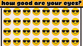 HOW GOOD ARE YOUR EYES? | FIND THE ODD EMOJI OUT | EMOJI PUZZLE QUIZ | @QuizdomDynasty502