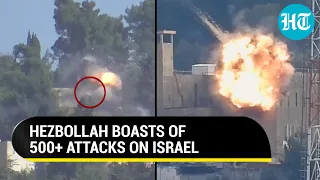 Hezbollah's 509 Strikes On Israel: Drones, Missiles, Artillery Fire From Lebanon | Details