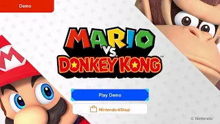 Mario vs. Donkey Kong - Full Demo Gameplay [Switch]