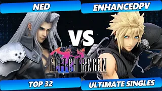 Glitch Regen  - Ned (Sephiroth) Vs. enhancedpv (Cloud, Wolf) Smash Ultimate Tournament