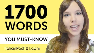 1700 Words Every Italian Beginner Must Know