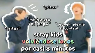 stray kids volviéndose locos por casi 8 minutos