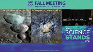 AGU Fall Meeting 2018 - P14A: Shoemaker Lecture