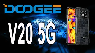 Doogee V20 5G - смартфон с дополнительным экраном и ночной камерой.