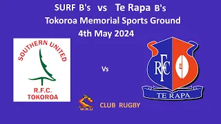 SURF Bs vs Te Rapa Bs at Tokoroa Memorial Sportsground on 4th April 2024