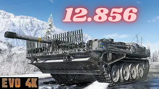 Strv 103B  12.856 damage 7 Kills World of Tanks 4k gameplay