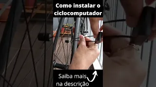 Como instalar o ciclocomputador na bike