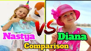 Like Nastya VS Kids Diana Show Lifestyle, Comparison, 2020, Celebrity Creation