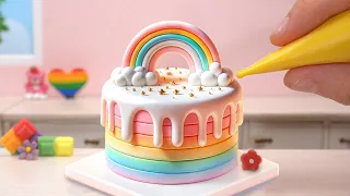 🌈 So Tasty Miniature Rainbow Cake Decorating 🧁 1000+ Perfect Miniature Ideas Cake