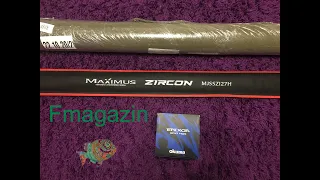 Распаковка спиннинга Maximus Zircon Jig и катушки Okuma Epixor XT  по заказу Fmagazin.