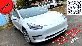 21100$ купили 2019 TESLA MODEL 3 long range . Авто из США 🇺🇸. Дорого или дёшево ?