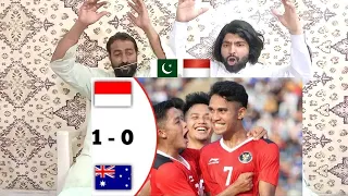 Piala Asia U-23 Indonesia vs Australia 1-0 Semua Gol dan Cuplikan | Pakistani Reaksi | D-R-RUE